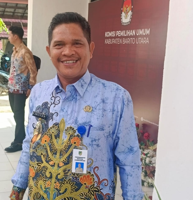 Camat Teweh Baru Hadiri Rakor Persiapan Dristribusi Logistik.