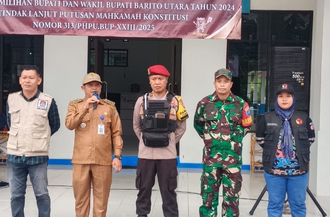 Pemerintah kecamatan Teweh Raru Resmi Melepas Pergeseran Distribusi Logistik di 2 Kelurahan 8 Desa.