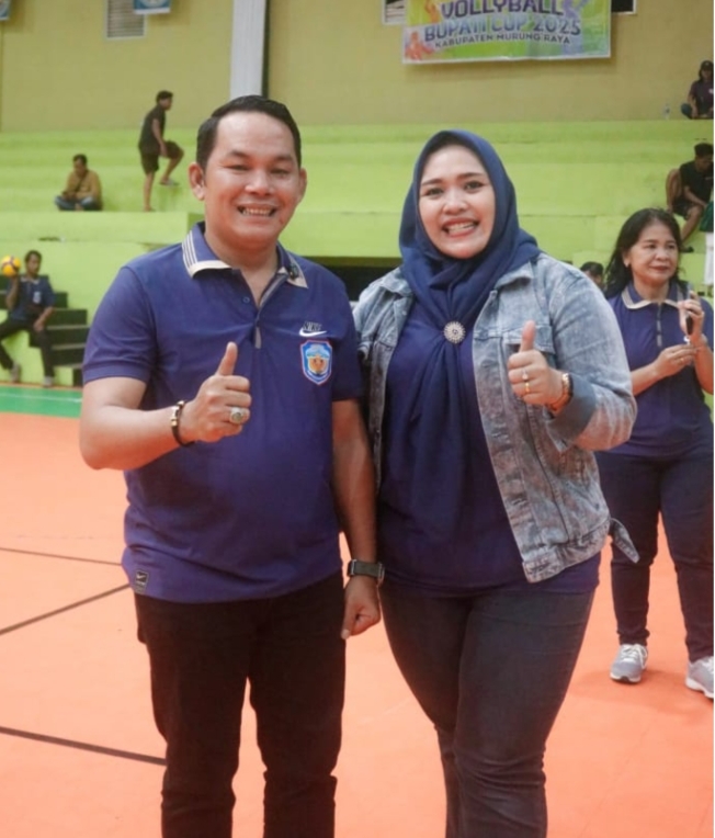 Meriah Turnamen Voli Bupati Cup 2025 Murung Raya, Hadiah Rp100 Juta Diperebutkan