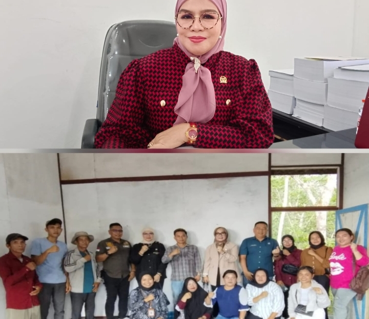 Anggota DPRD Hj. Neny TrianaWati Reses Di Desa Liang Buah