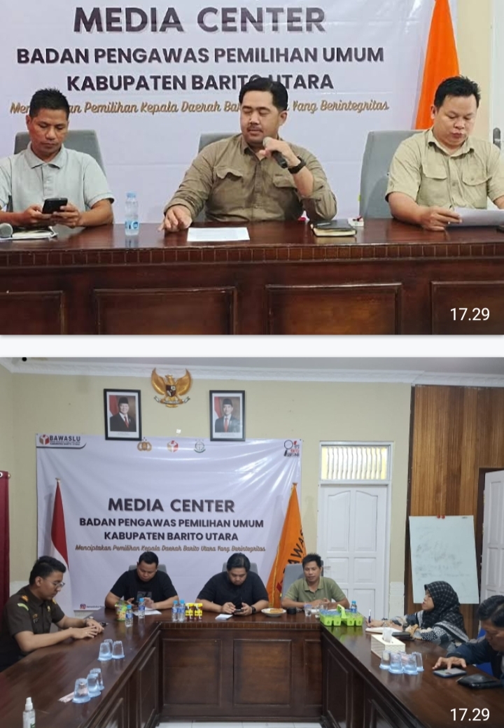Bawaslu Barut Bersama Unsur Gakkumdu Putuskan Hasil Kajian Laporan Dugaan Politik Uang