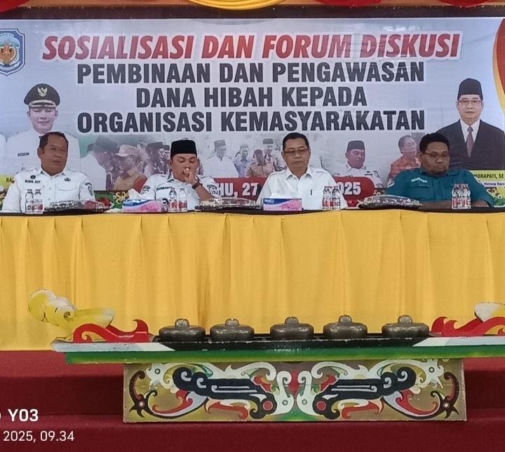 Wakil Bupati Mura Buka Resmi Sosialisasi dan Forum Diskusi dan Pengawasan Dana Hibah kepada Ormas