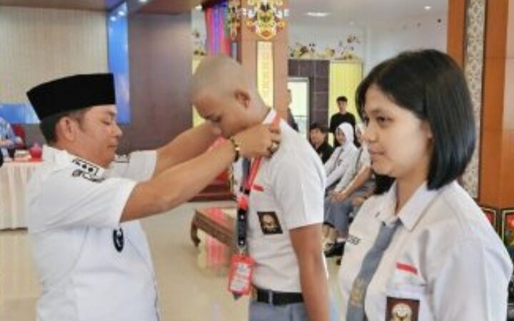 Wabub Mura Buka Pusdiklat Bagi 59 Calon Paskibraka Murung Raya Tahun 2025