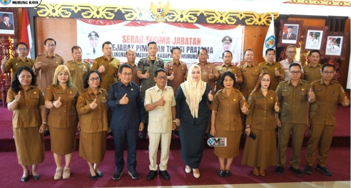 Bupati Mura Pimpin Sertijab Pejabat Pimpinan Tinggi Pratama Eselon II Tahun 2025