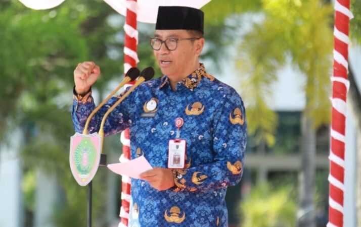 Pj. Sekda Kalteng Pimpin Upacara Hari Kesaktian Pancasila Tahun 2025