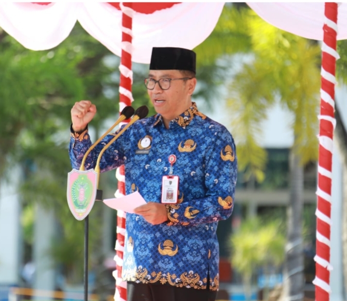 Pj. Sekda Kalteng Pimpin Upacara Hari Kesaktian Pancasila Tahun 2025