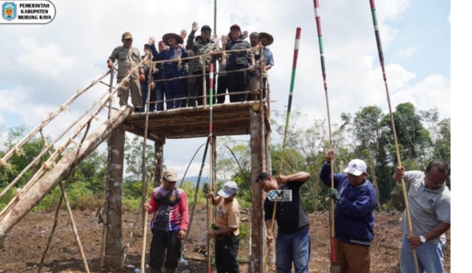 Bupati Mura Turut Hadir Menanam Padi Bersama Warga Petani Setempat
