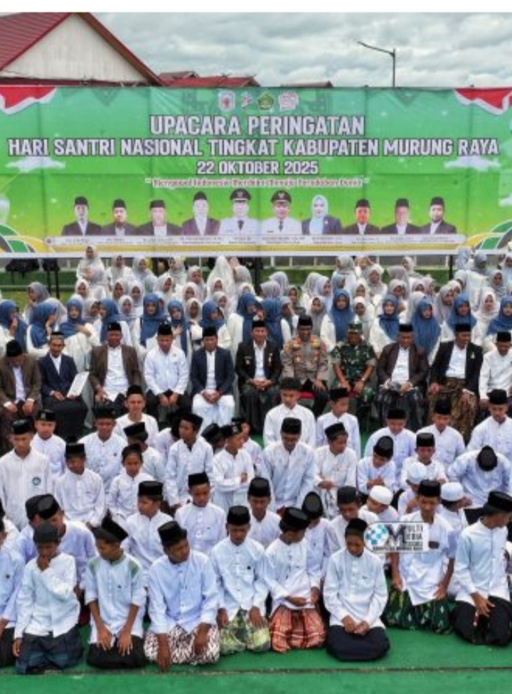 Pemkab Mura Gelar Upacara Hari Santri Nasional Tahun 2025