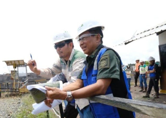 Bupati Mura Beserta Jajaran Kunker ke PT Adaro Minerals Indonesia Lokasi Desa Tumbang Baloi